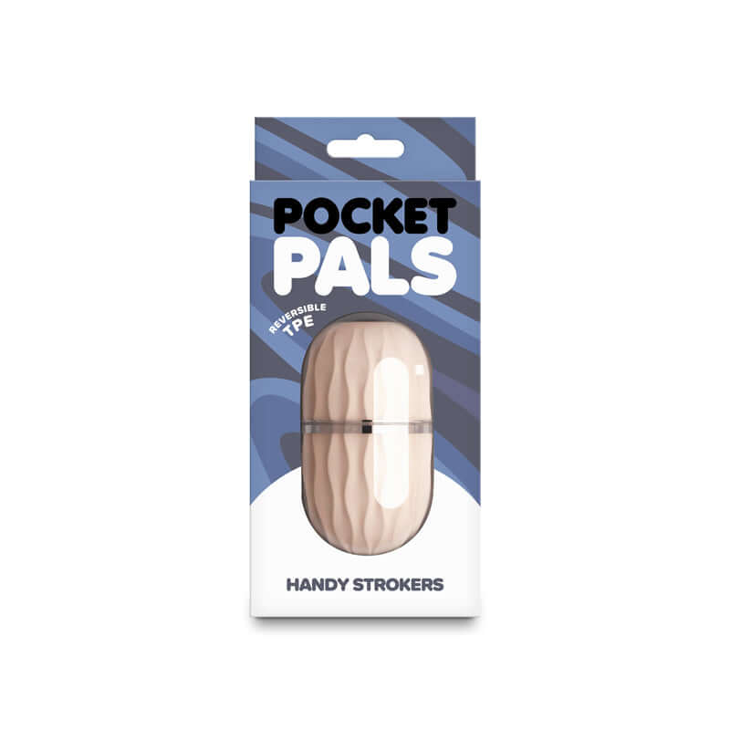 Pocket Pals Lexi mini stroker packaging, showcasing portable mini stroker design and features.