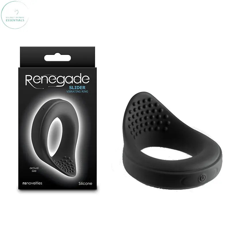 Affordable quality Renegade Slider -  -  USB Rechargeable Vibrating Cock Ring  from NS Novelties by Discreet Intimate Essentials with Discreet Delivery 