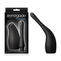 Renegade Deluxe Cleanser - Black Unisex Douche featuring a flexible nozzle and body-safe silicone material.