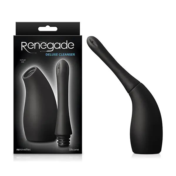 Renegade Deluxe Cleanser - Black Unisex Douche NS Novelties Discreet Intimate Essentials.