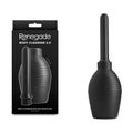 Renegade Body Cleanser 2.0 unisex intimate body cleanser with anti-backflow design and squeezable bulb.