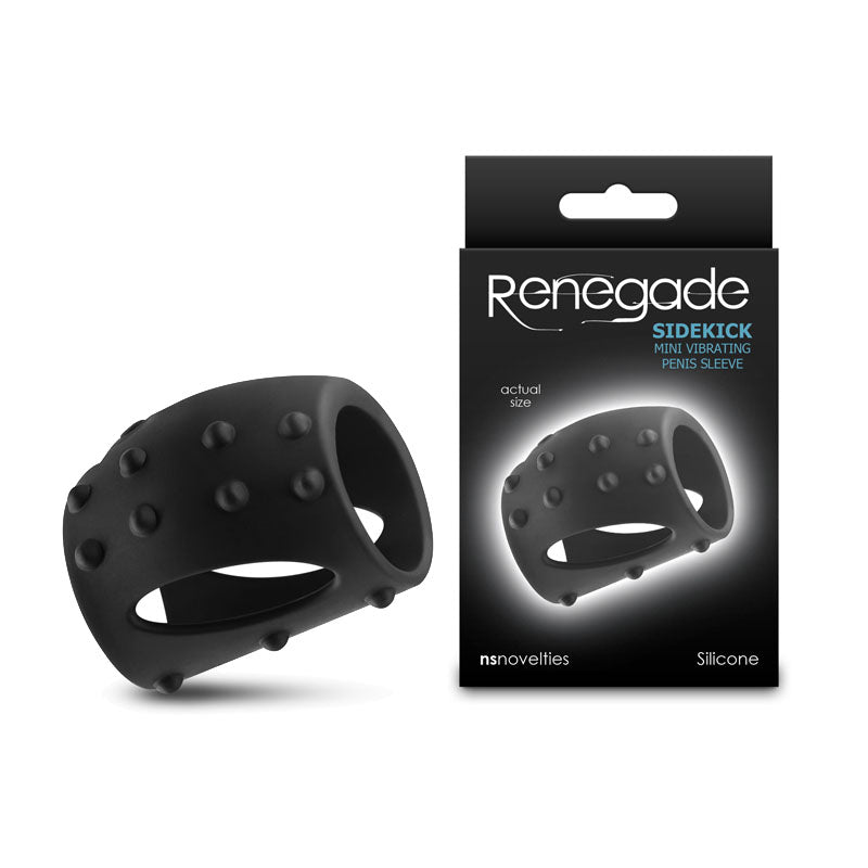 Renegade Sidekick -  -  USB Rechargeable Vibrating Penis Cage with textured design for enhanced pleasure.