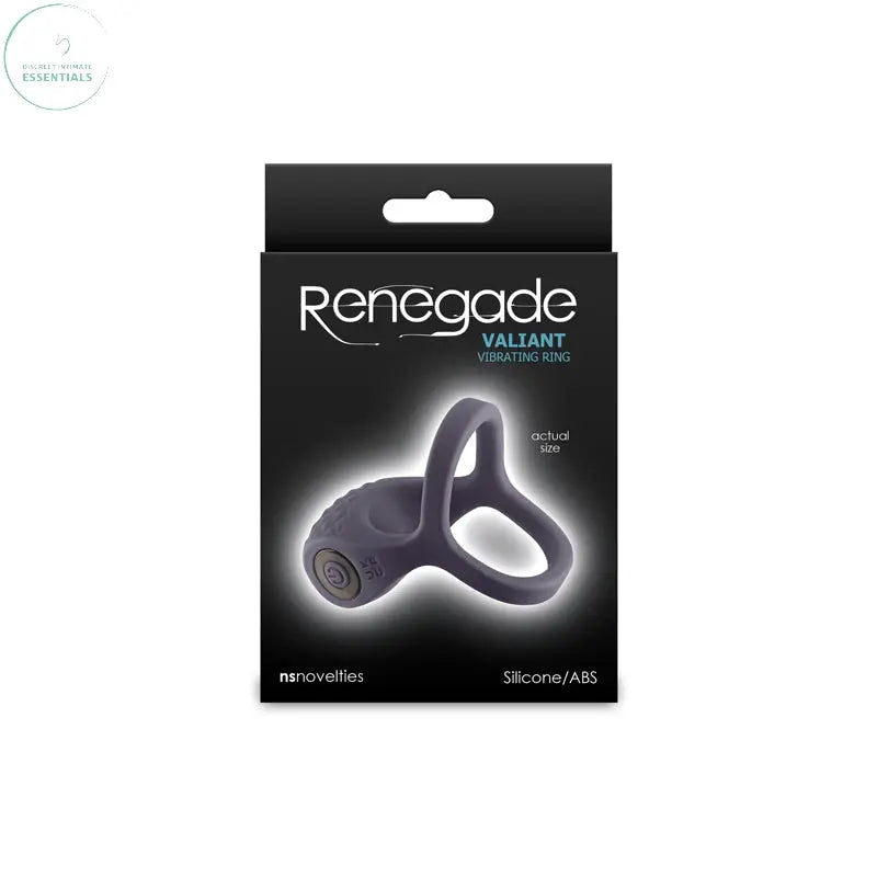 Affordable quality Renegade Valiant - Grey - Grey USB Rechargeable Cock Ring  from NS Novelties by Discreet Intimate Essentials with Discreet Delivery 