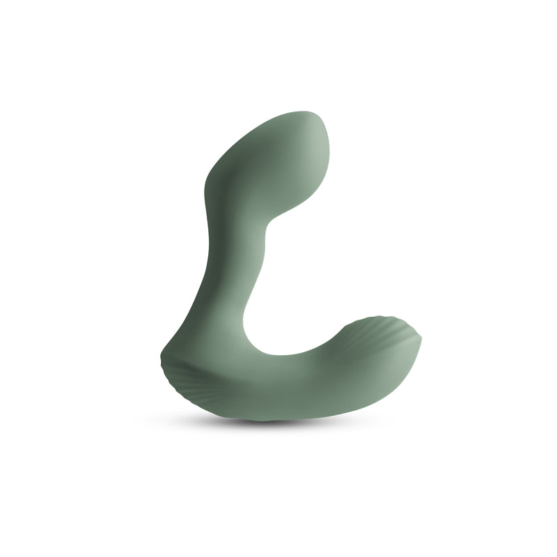 Renegade Outlaw - Sage rechargeable prostate massager in soft silicone with dual motors for intense pleasure.