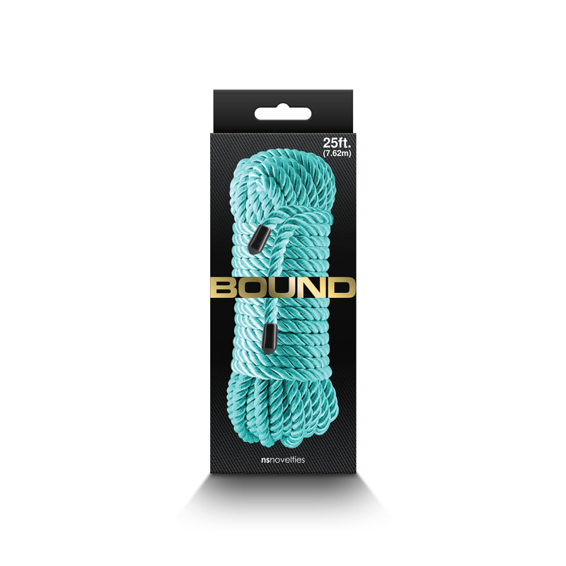 Bound Rope -  -  Bondage Rope - 7.6 metre length packaging on a white background.