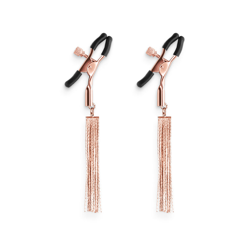 Bound Nipple Clamps - D2 -  -  Nipple Clamps - Set of 2 for erotic sensations with silicone tips.