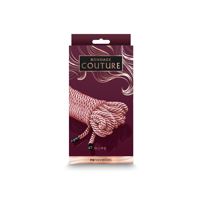 Bondage Couture Rope -  -  Bondage Rope - 7.6 metre packaging with detailed design from NS Novelties.