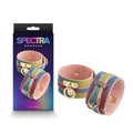 Spectra Bondage Ankle Cuffs - Rainbow - Rainbow Restraints in colorful design with a stylish packaging.