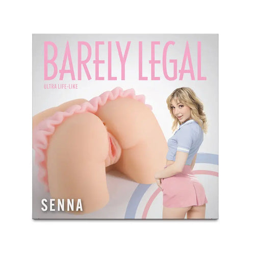 Barely Legal Senna - White -  Mini Doggy Style Masturbator NS Novelties Discreet Intimate Essentials.