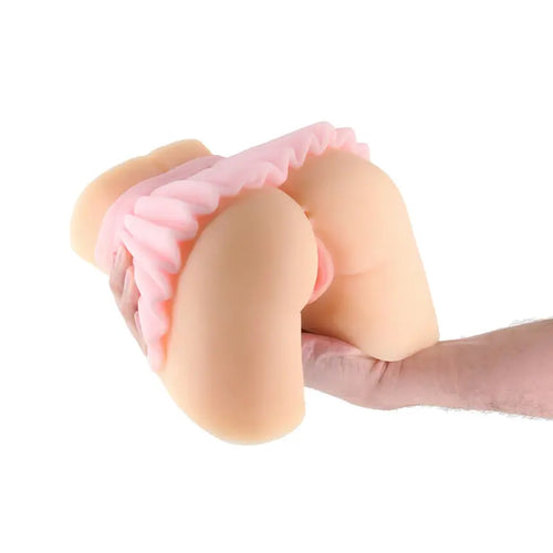 Barely Legal Senna - White -  Mini Doggy Style Masturbator NS Novelties Discreet Intimate Essentials.