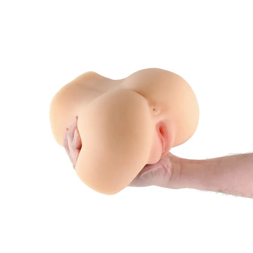 Barely Legal Lotus - Tan - Tan Mini Doggy Style Masturbator NS Novelties Discreet Intimate Essentials.