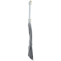 OUCH! Florence Collection - Flogger - Flogger Whip in white with stylish gold accents and long leather tails.