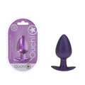 OUCH! Anal Plug - Large - Metallic  - Metallic  8.9 cm Large Butt Plug Shots Toys Discreet Intimate Essentials.