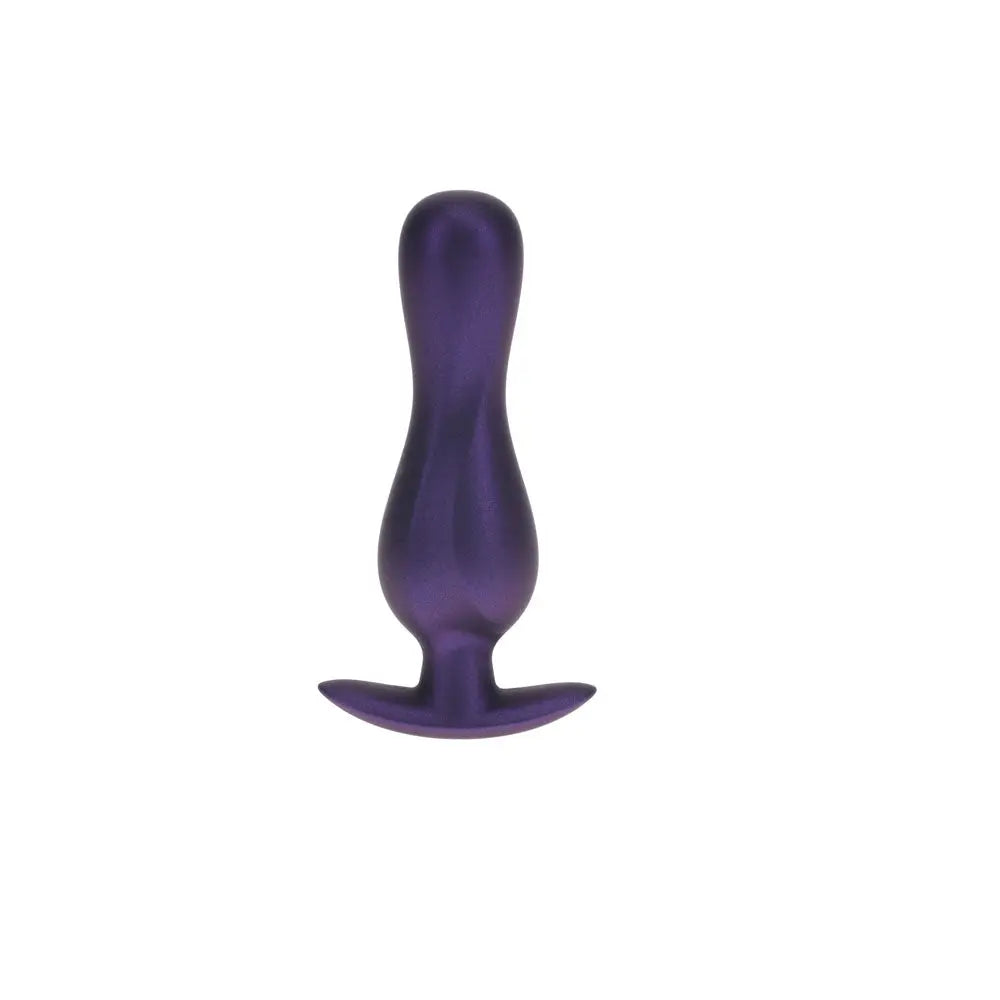 OUCH! Curvy Anal Plug - Metallic  - Metallic  11.7 cm Butt Plug Shots Toys Discreet Intimate Essentials.