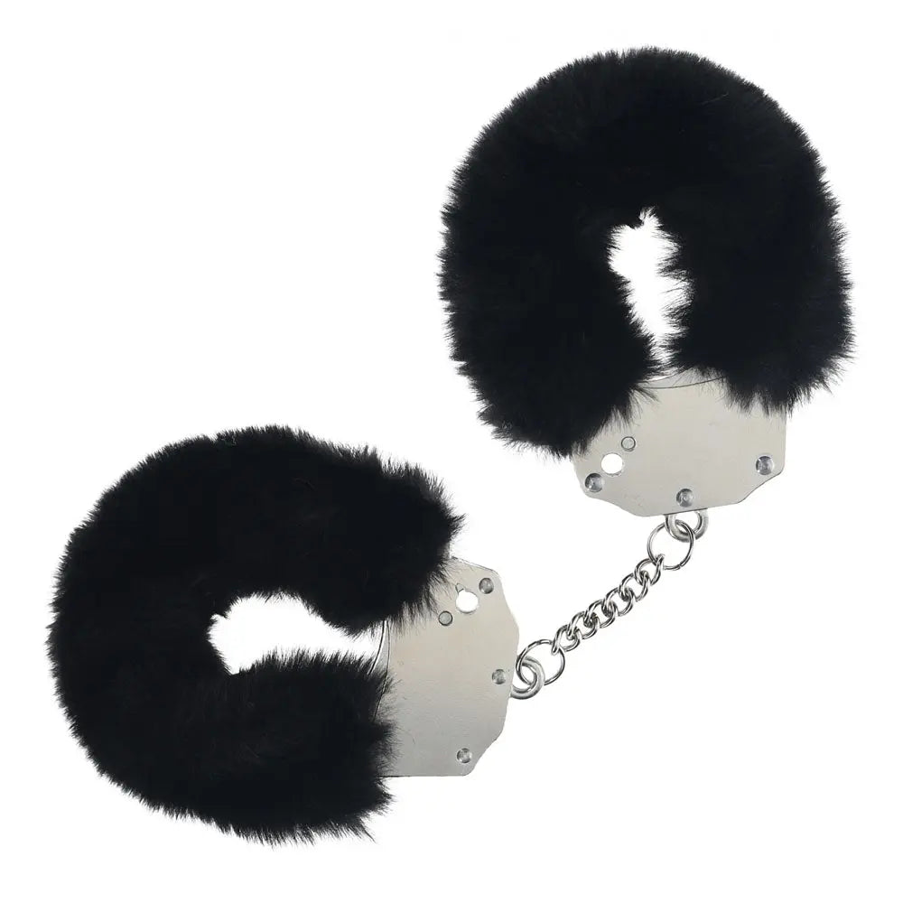 OUCH! Heavy-Duty Fluffy Cuffs -  -  Fluffy Restraints Shots Toys Discreet Intimate Essentials.