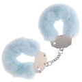 OUCH! Heavy-Duty Fluffy Cuffs - Powder  - Powder  Fluffy Restraints Shots Toys Discreet Intimate Essentials.