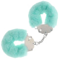 OUCH! Heavy-Duty Fluffy Cuffs - Powder  - Powder  Fluffy Restraints Shots Toys Discreet Intimate Essentials.