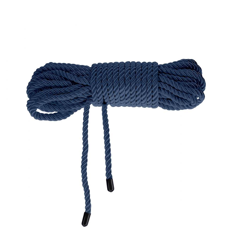 OUCH! Bondage Rope - 10 M - Navy  - Navy  Nylon Bondage Rope - 10 metre Length