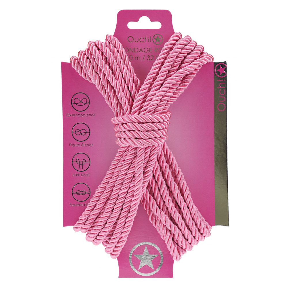 OUCH! Bondage Rope - 10 M -  -  Nylon Bondage Rope - 10 metre Length for intimate adventures.