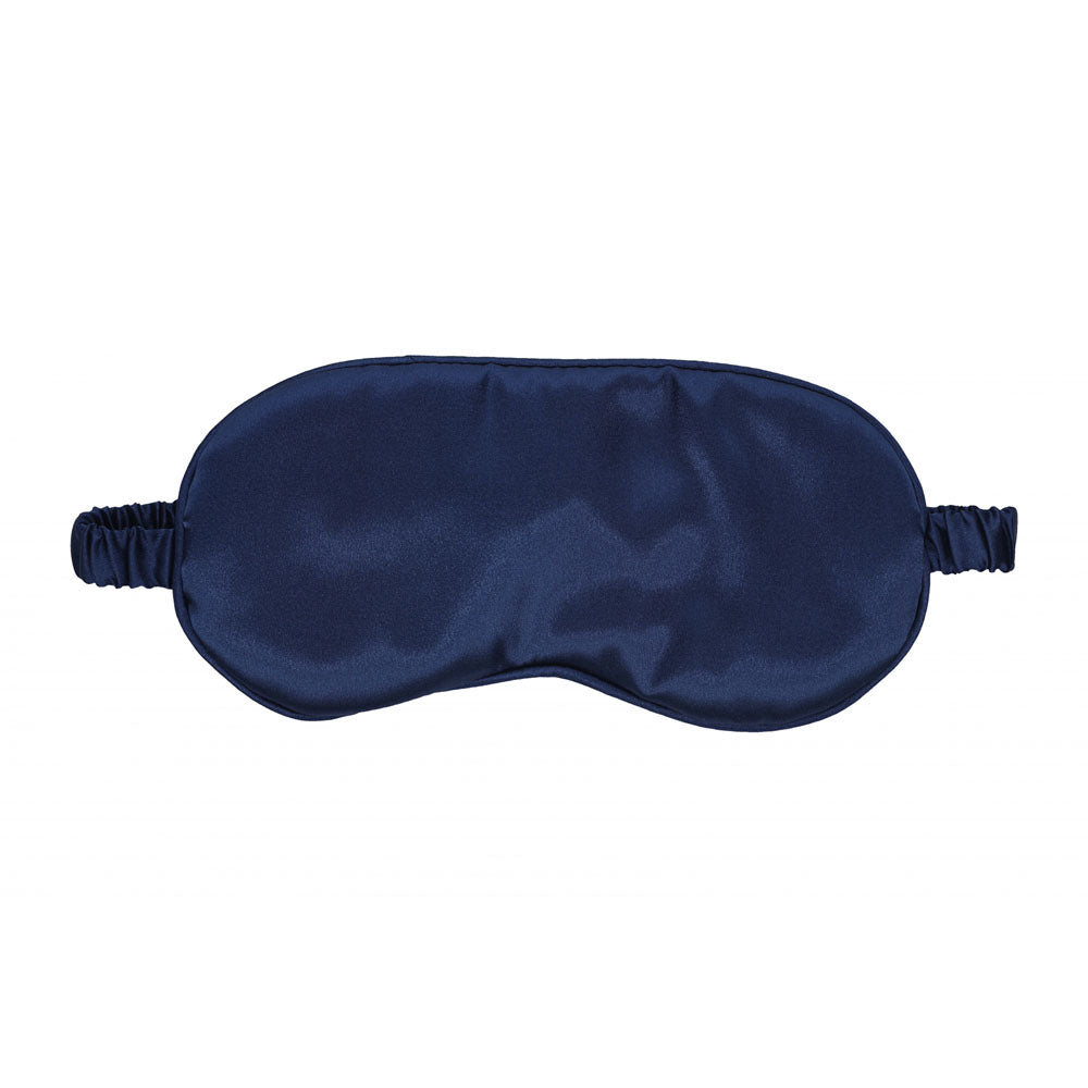 OUCH! Satin Mask - Navy - Navy Blue Eye Mask, smooth satin fabric, comfortable elastic band, perfect for intimate essentials.