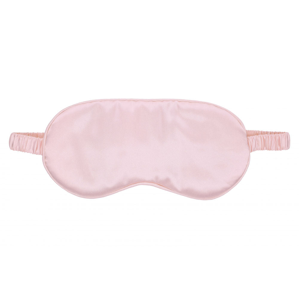 OUCH! Satin Mask - Powder  - Powder  Eye Mask in soft pink fabric with elastic band for intimate play.