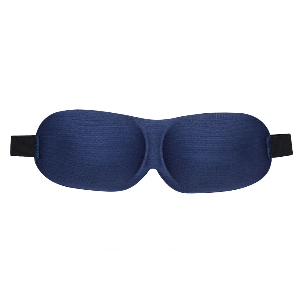 OUCH! 3D Mask - Navy - Navy Blue Eye Mask designed for sensory play and pressure-free wear.