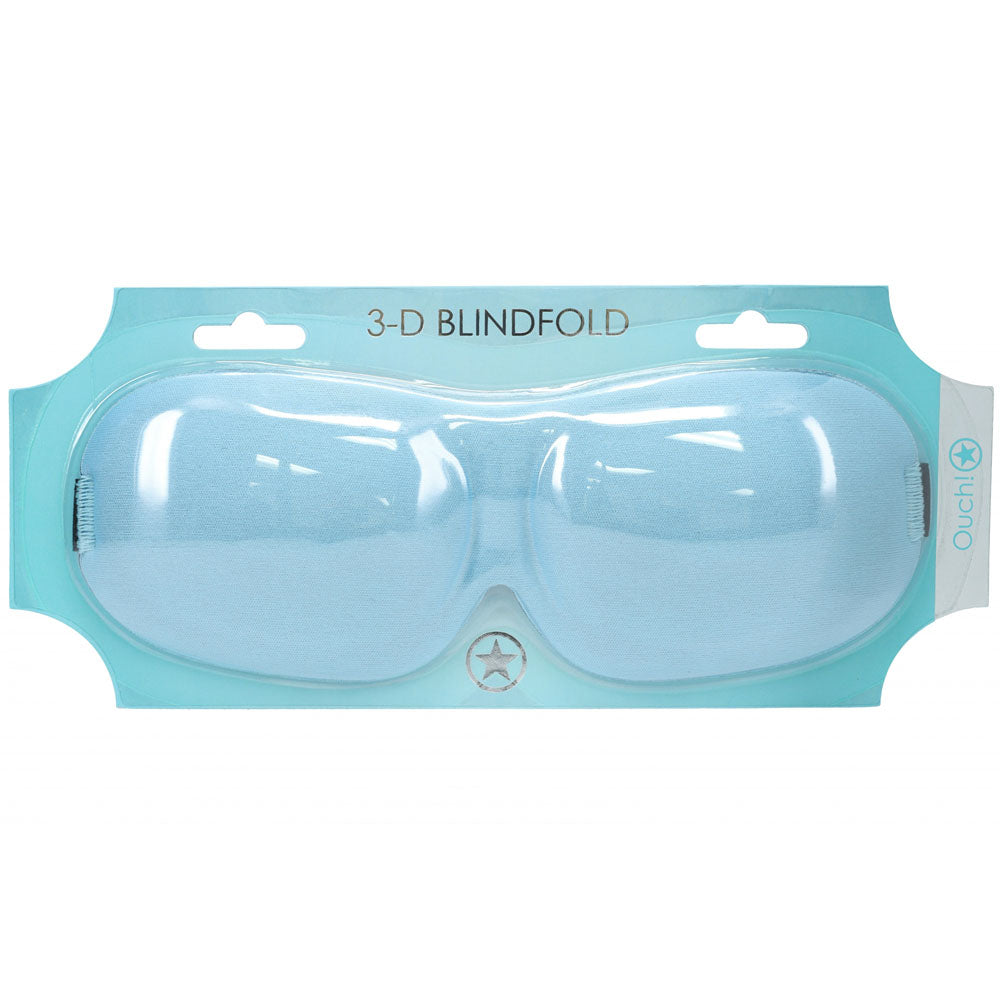 OUCH! 3D Mask - Powder  - Powder  Eye Mask in packaging, designed for comfortable sensory play.