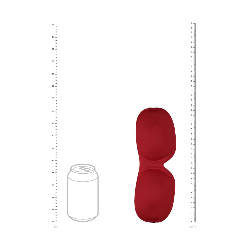OUCH! 3D Mask -  -  Eye Mask displayed next to a can for size comparison.