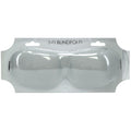 OUCH! 3D Mask - Silver - Silver Eye Mask, a 3D blindfold designed for comfort and sensory play.