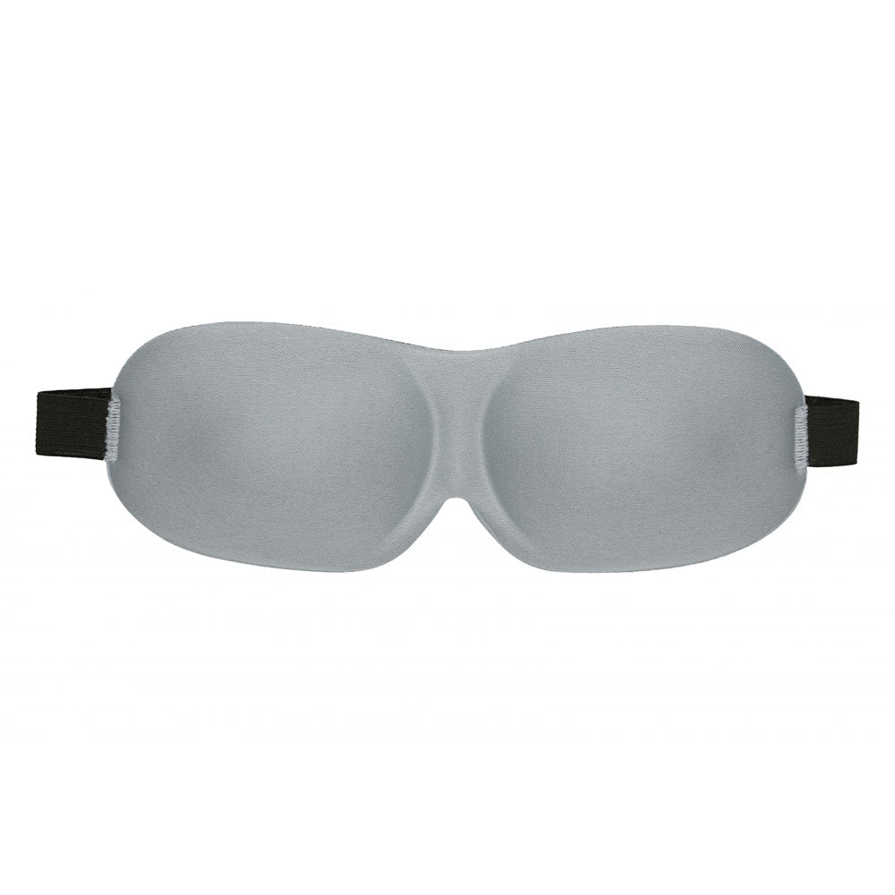 OUCH! 3D Mask - Silver - Silver Eye Mask for enhanced sensory play and comfort.