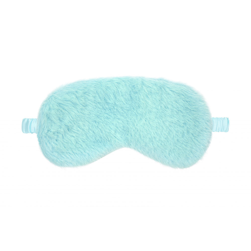 OUCH! Fluffy Mask - Powder Blue - Powder Blue Fluffy Eye Mask for ultimate softness and intimate exploration.