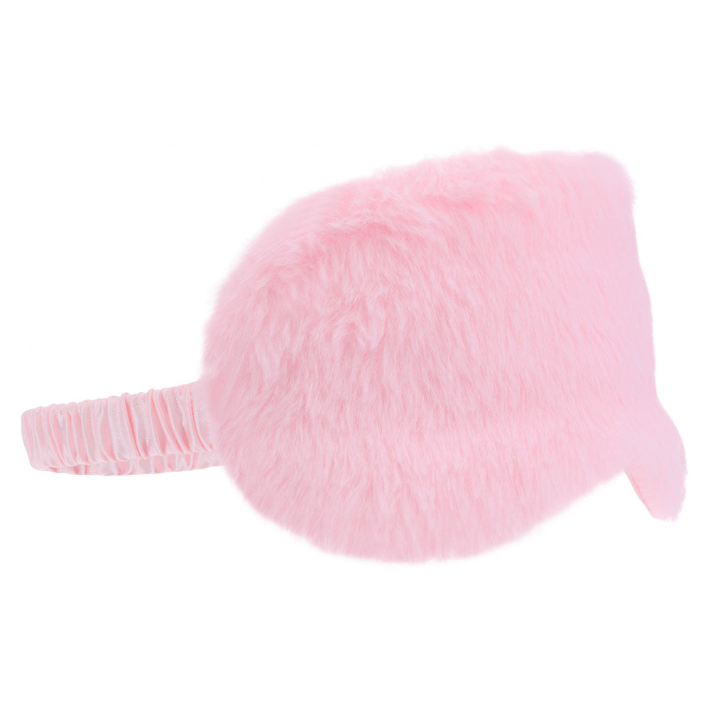 OUCH! Fluffy Mask - Powder - Fluffy Eye Mask in soft pink, ideal for intimate essentials and sensual experiences.