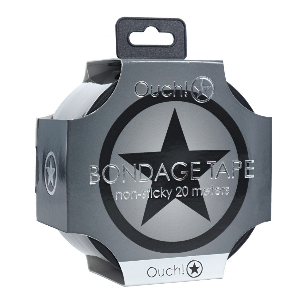 OUCH! PVC Non-Stick Tape -  -  Bondage Tape - 20 metre Length packaging with a star design.