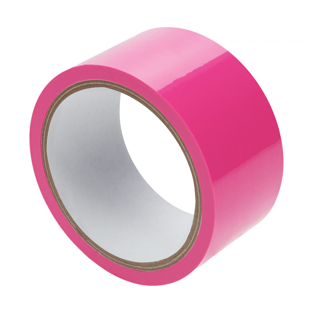 OUCH! PVC Non-Stick Tape -  -  Bondage Tape - 20 metre Length in vibrant pink roll.