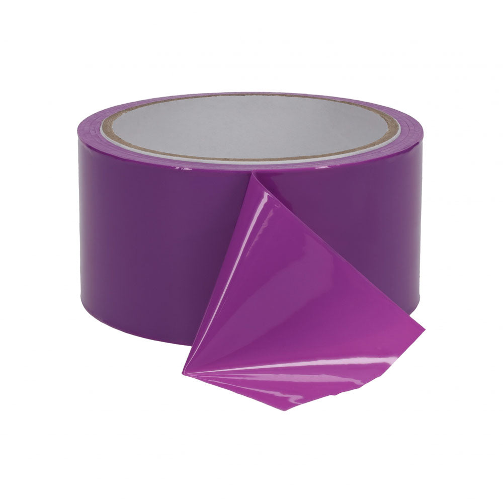OUCH! PVC Non-Stick Tape -  -  Bondage Tape - 20 metre Length in vibrant purple, perfect for playful bondage.