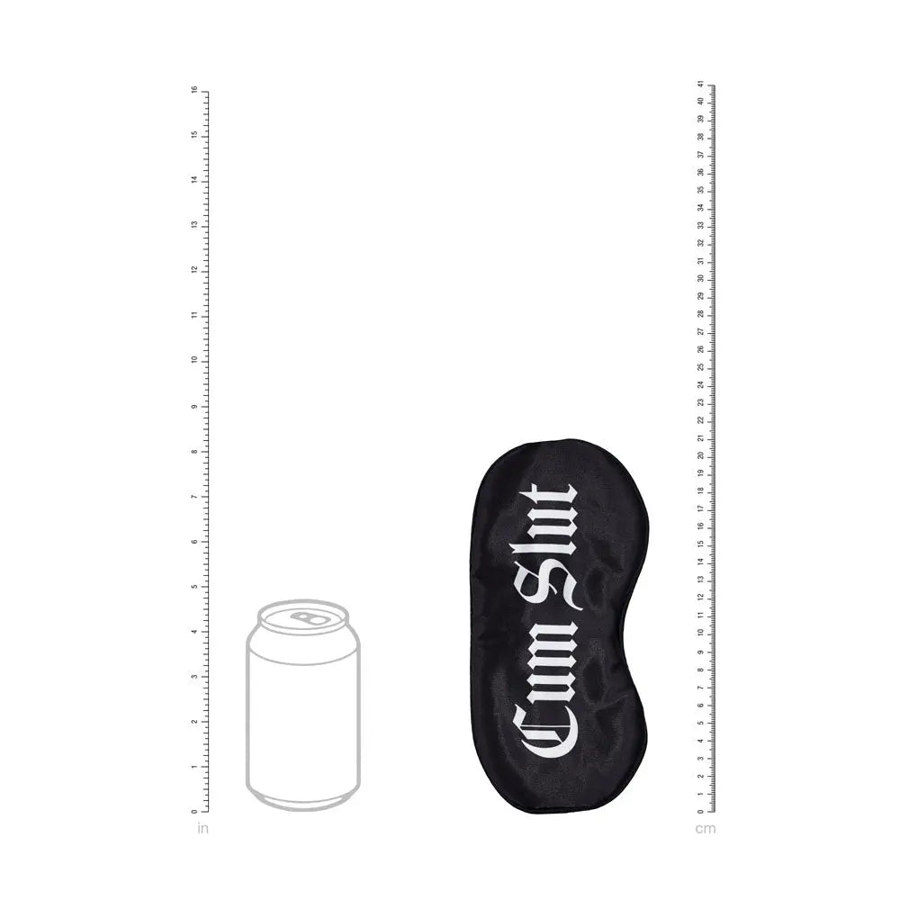 OUCH! Satin Mask - Cum Slut -  Printed Eye Mask Shots Toys Discreet Intimate Essentials.