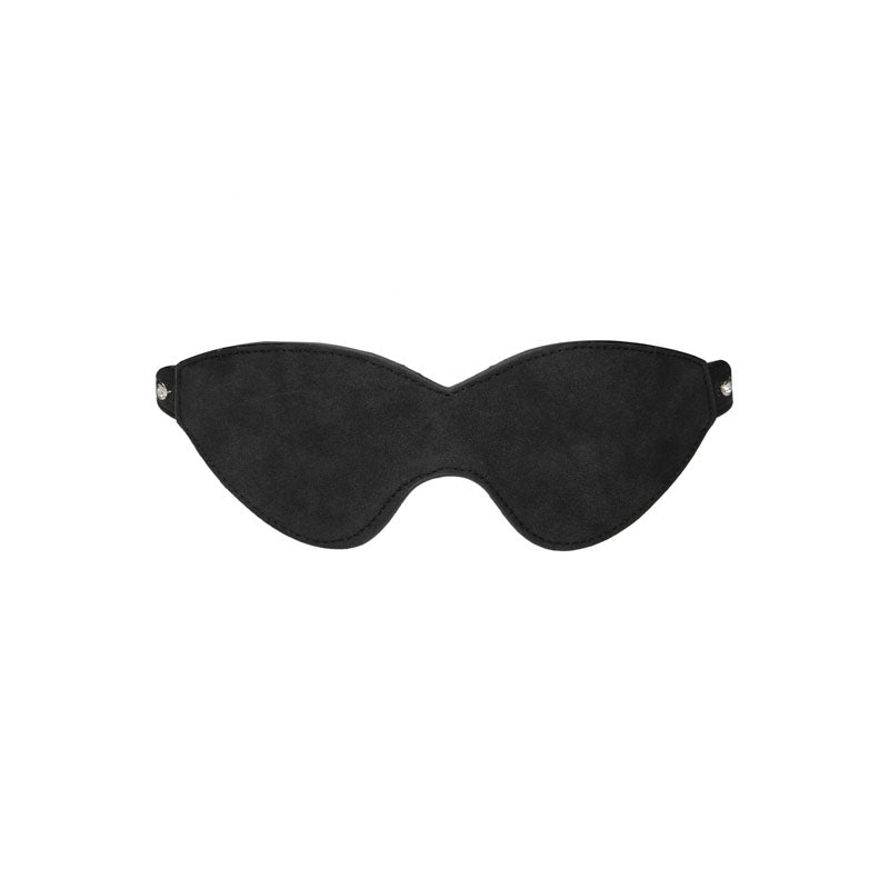OUCH! Diamond Studded Eye-Mask -  Eye Mask in black faux leather for BDSM and intimate play.