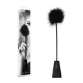 OUCH! & White Feather Tickler Crop, 44 cm, splashproof, made of feather and bonded leather.