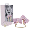 OUCH! Paris Collection - Handcuffs -  Restraints featuring pink bows and ornate chain for stylish intimate play.