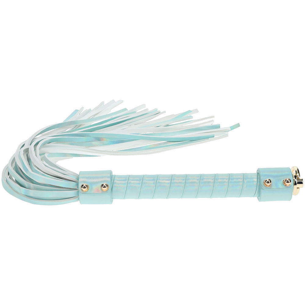 OUCH! Paris Collection - Flogger - Baby  Flogger Whip with iridescent finish and sturdy handle for teasing strokes.