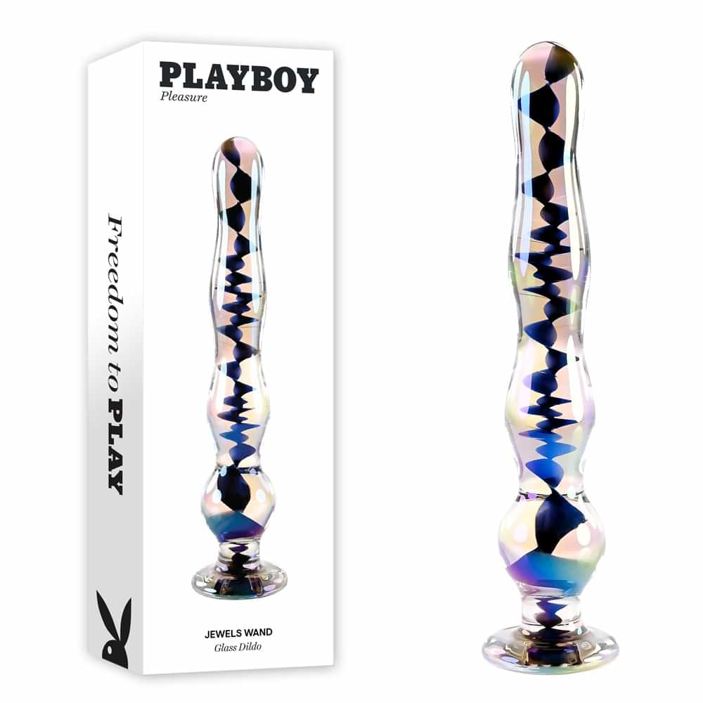 Playboy Pleasure JEWELS WAND -  Glass 20.3 cm Dildo