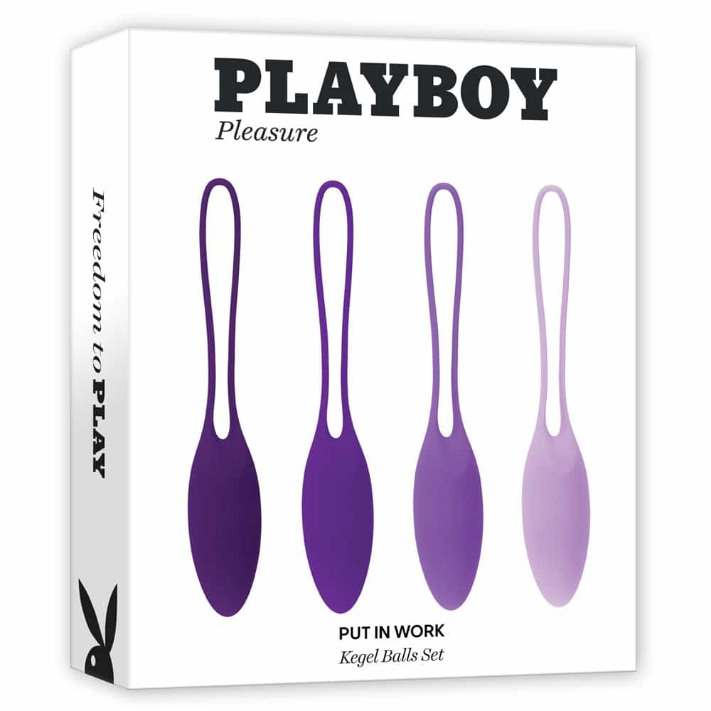 Playboy Pleasure PUT IN WORK -  Kegel Ball Set - Set of 4