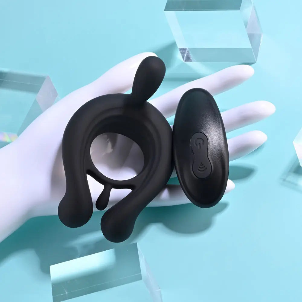 Affordable quality Playboy Pleasure TRIPLE PLAY -  USB Rechargeable Cock Ring with Wireless Remote  from Playboy Pleasure by Discreet Intimate Essentials with Discreet Delivery 