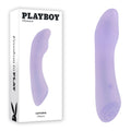 Playboy Pleasure EUPHORIA - Opal 12 cm USB Rechargeable Mini Vibrator with a sleek design in purple, packaged in a stylish box.