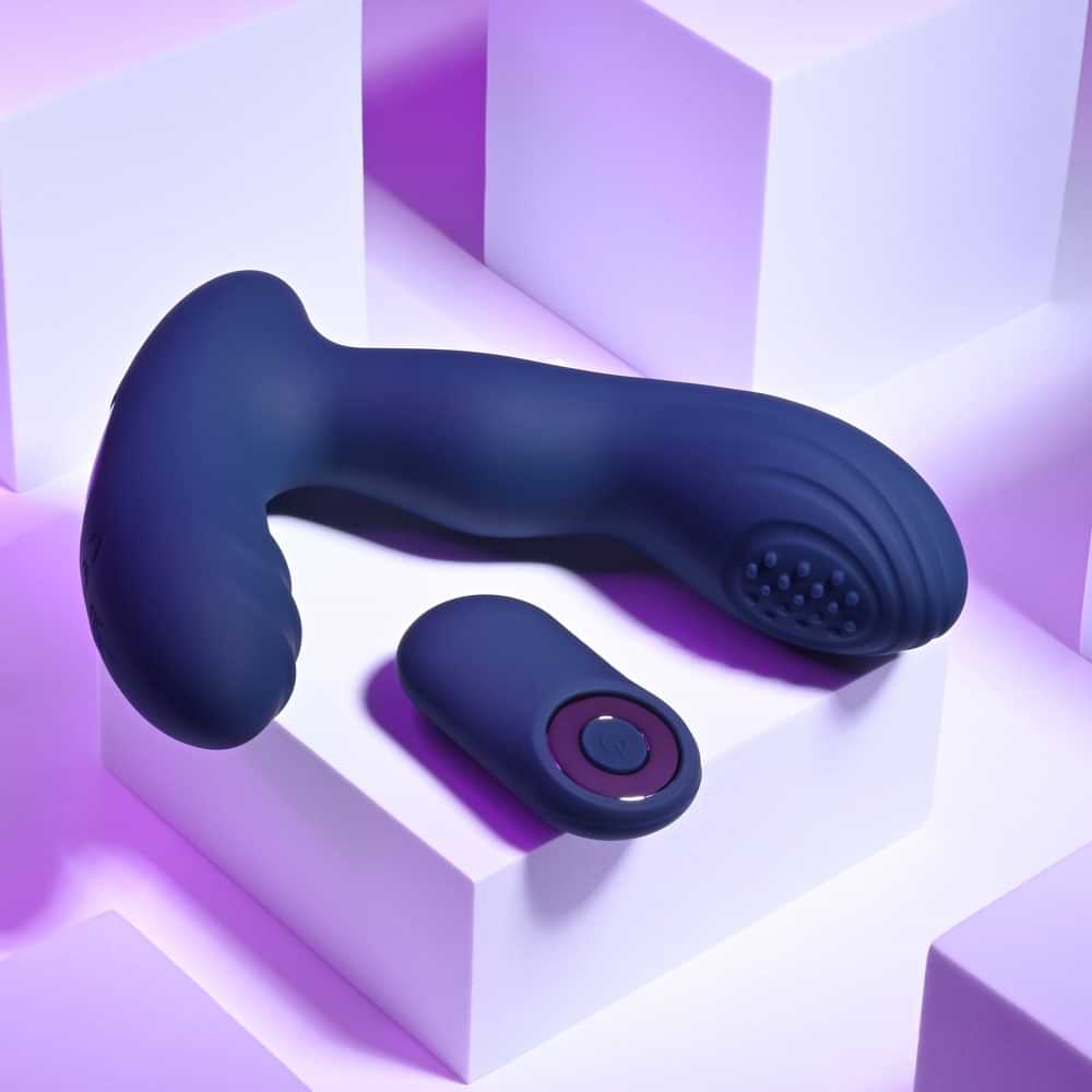 Playboy Pleasure PLEASURE PLEASER -  USB Rechargeable Vibrating Prostate Massager with Wireless Remote
