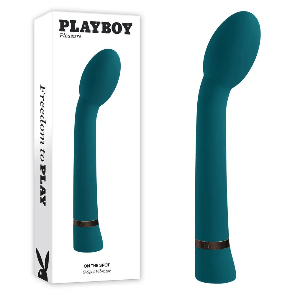 Playboy Pleasure ON THE SPOT -  21.6 cm USB Rechargeable G-Spot Vibrator Playboy Pleasure Discreet Intimate Essentials.