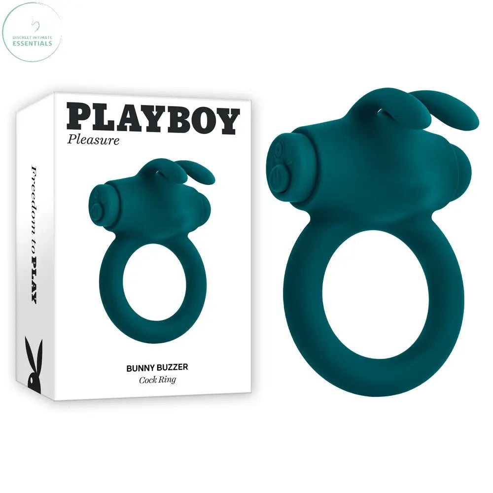 Affordable quality Playboy Pleasure BUNNY BUZZER -  USB Rechargeable Vibrating Cock Ring  from Playboy Pleasure by Discreet Intimate Essentials with Discreet Delivery 
