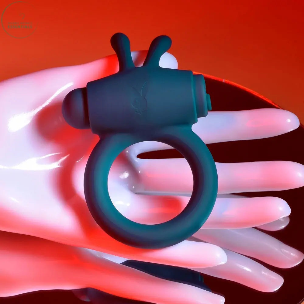 Affordable quality Playboy Pleasure BUNNY BUZZER -  USB Rechargeable Vibrating Cock Ring  from Playboy Pleasure by Discreet Intimate Essentials with Discreet Delivery 