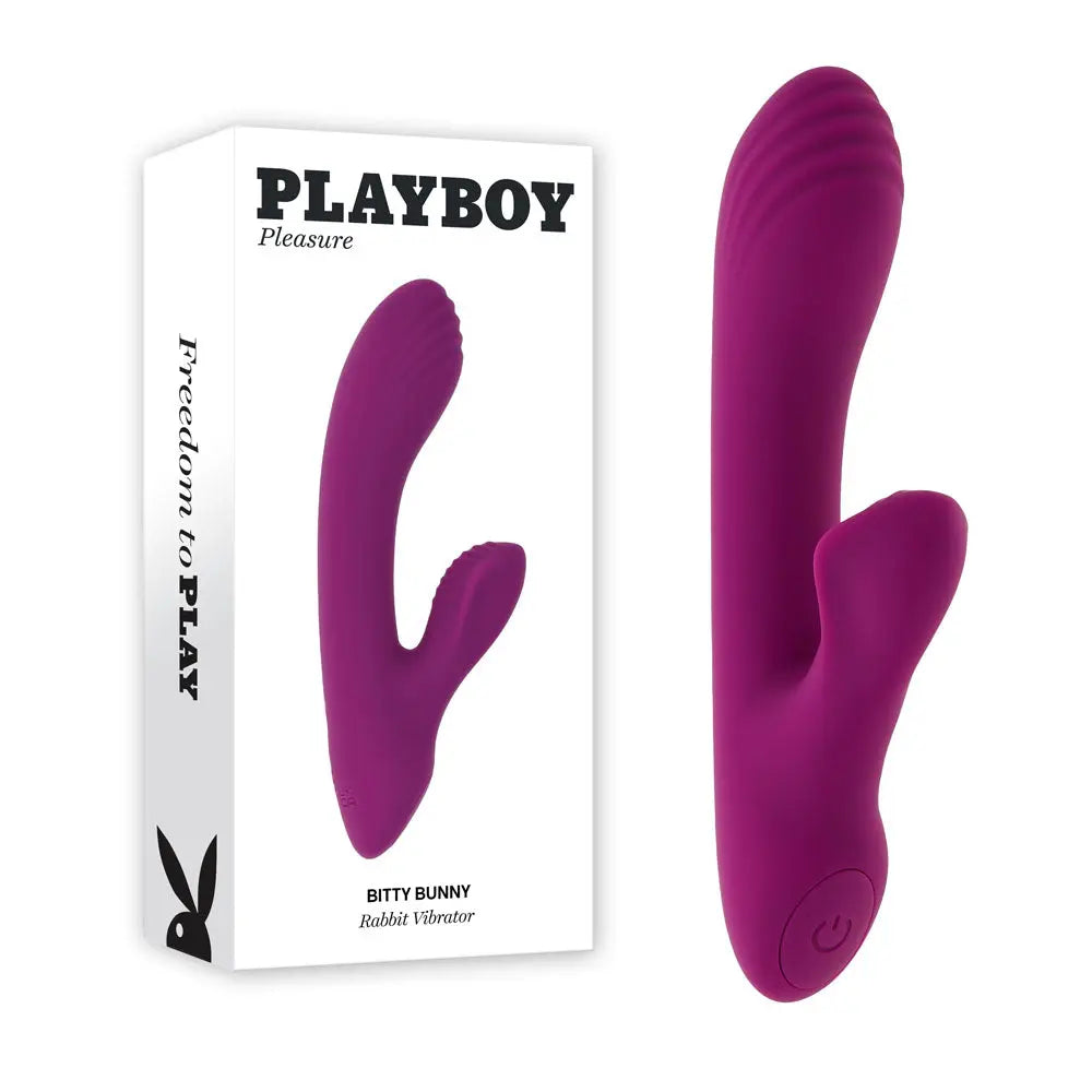 Playboy Pleasure BITTY BUNNY -  14.7 cm USB Rechargeable Rabbit Vibrator Playboy Pleasure Discreet Intimate Essentials.