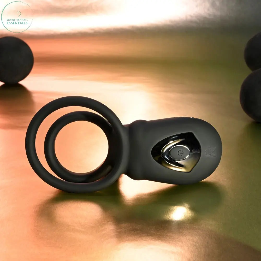 Affordable quality Playboy Pleasure JUST RIGHT -  USB Rechargeable Vibrating Cock & Balls Rings  from Playboy Pleasure by Discreet Intimate Essentials with Discreet Delivery 